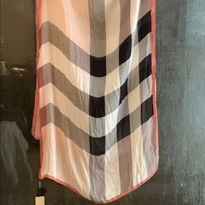 Burberry scarf 190x70 cm Ash Rose